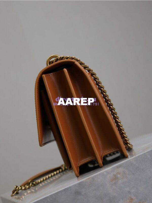 Replica YSL Saint Laurent Medium Sunset Monogram in Smooth Leather 442906 Brown 6