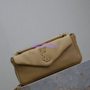 Replica Saint Laurent YSL Calypso In Lambskin 734153 Dark Toffee 2