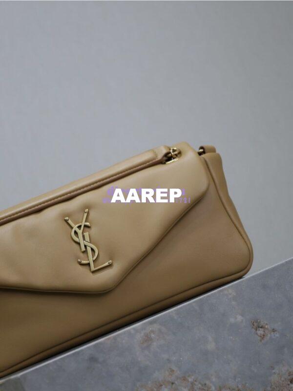 Replica Saint Laurent YSL Calypso In Lambskin 734153 Dark Toffee 6