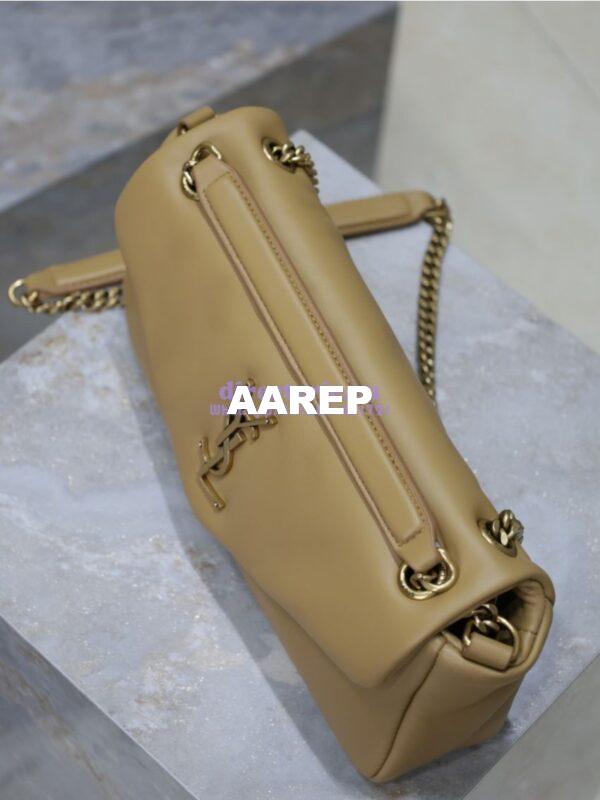 Replica Saint Laurent YSL Calypso In Lambskin 734153 Dark Toffee 8