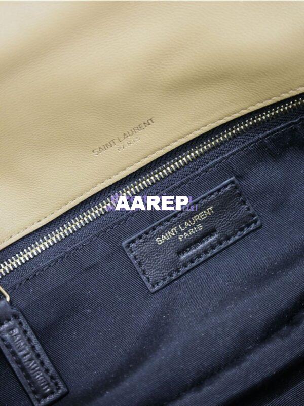 Replica Saint Laurent YSL Calypso In Lambskin 734153 Dark Toffee 13