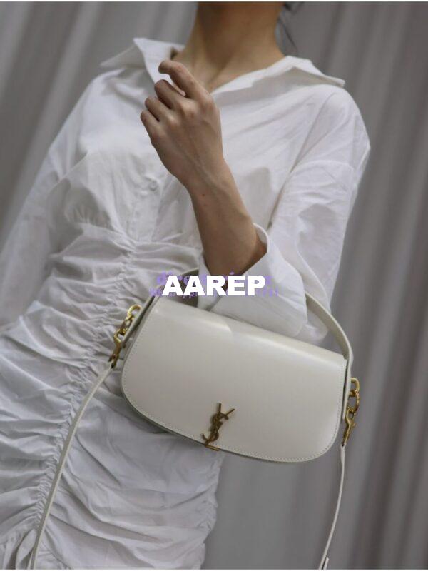 Replica YSL Saint Laurent Voltaire In Box 7876710 Blanc 17