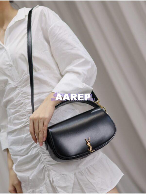 Replica YSL Saint Laurent Voltaire In Box 7876710 Black 17