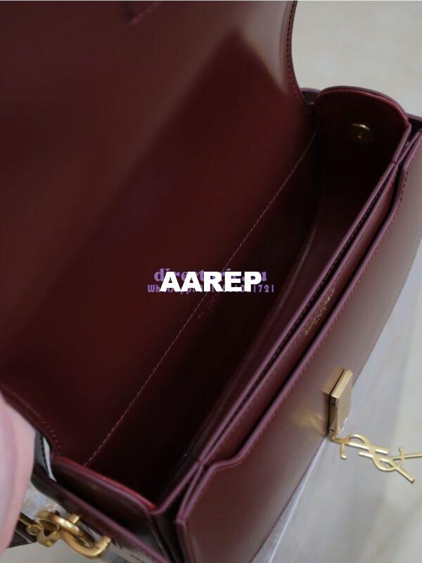 Replica YSL Saint Laurent Voltaire In Box 7876710 Angola Red 12