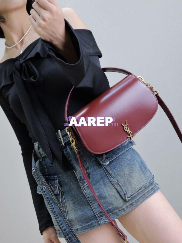 Replica YSL Saint Laurent Voltaire In Box 7876710 Angola Red 18