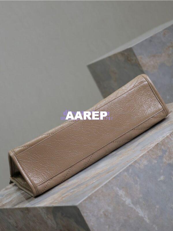 Replica Saint Laurent YSL Niki Medium Shopping Bag In Crinkled Vintage Leather 577999 Beige 16