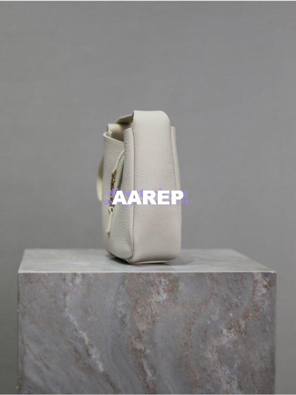 Replica YSL Saint Laurent Le 5 À 7 Supple Baby In Deer Grained Leather 809461 Blanc 8