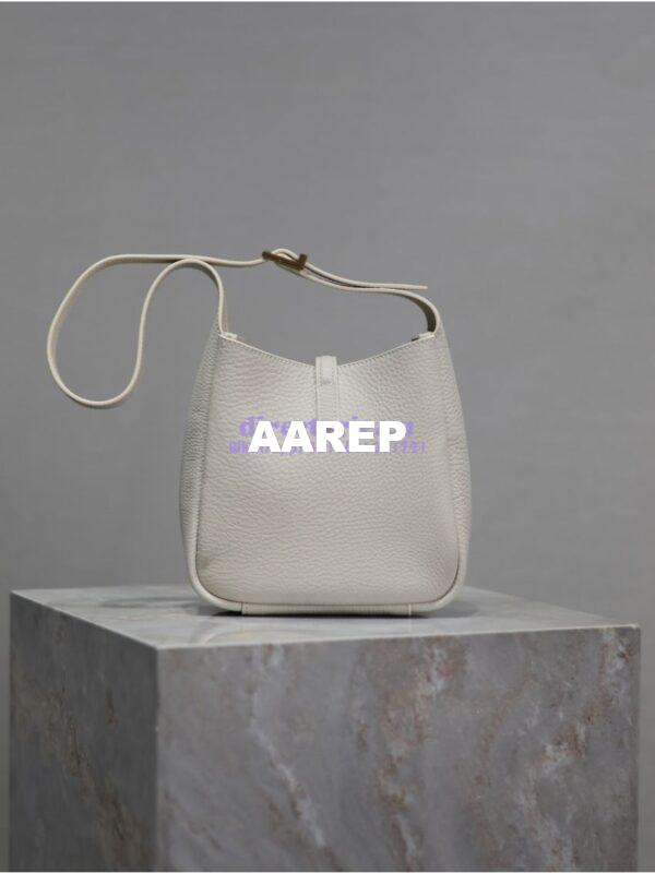 Replica YSL Saint Laurent Le 5 À 7 Supple Baby In Deer Grained Leather 809461 Blanc 14