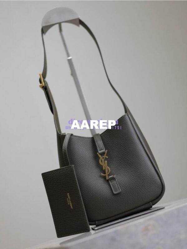 Replica YSL Saint Laurent Le 5 À 7 Supple Baby In Deer Grained Leather 809461 Light Musk 4