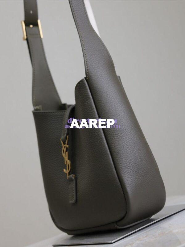 Replica YSL Saint Laurent Le 5 À 7 Supple Baby In Deer Grained Leather 809461 Light Musk 8