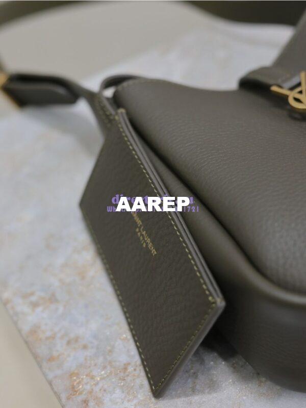 Replica YSL Saint Laurent Le 5 À 7 Supple Baby In Deer Grained Leather 809461 Light Musk 12