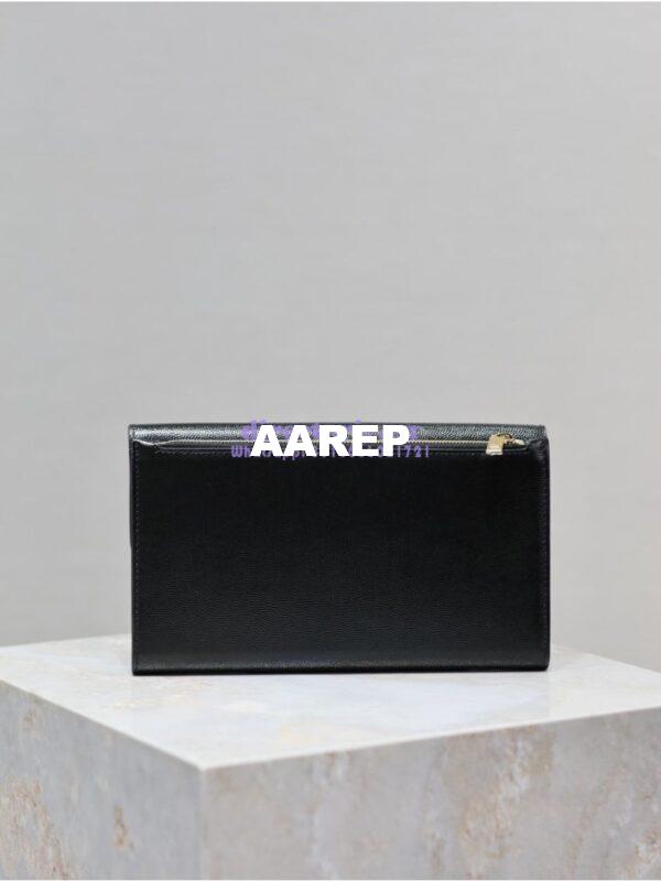 Replica Saint Laurent YSL Uptown Large Wallet In Grain De Poudre Leather 5821241 8