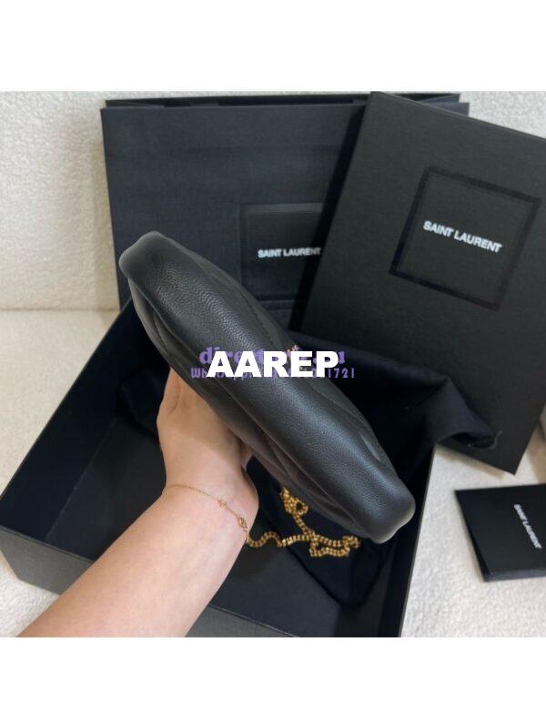 Replica YSL Saint Laurent Sade Hobo In Lambskin 7936081 Black 5