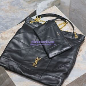 Replica YSL Saint Laurent Jamie 4.3 Pochon In Lambskin 781666 Black 2