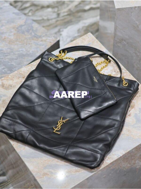Replica YSL Saint Laurent Jamie 4.3 Pochon In Lambskin 781666 Black 2