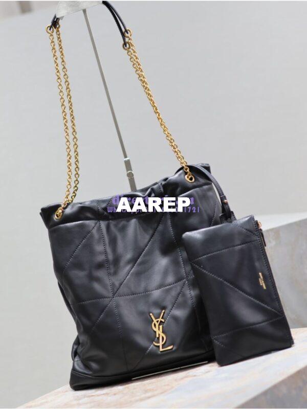 Replica YSL Saint Laurent Jamie 4.3 Pochon In Lambskin 781666 Black 4