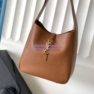 Replica YSL Saint Laurent Le 5 À 7 Supple Small In Grained Leather 713938 Caramel