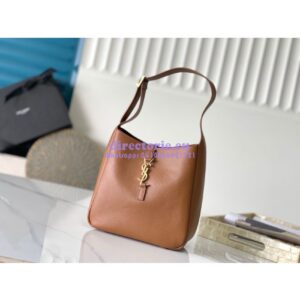 Replica YSL Saint Laurent Le 5 À 7 Supple Small In Grained Leather 713938 Caramel 2