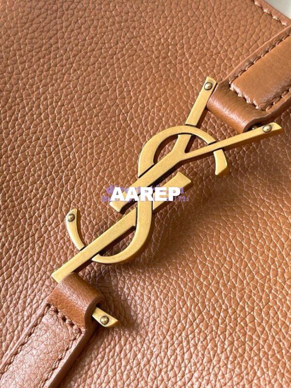 Replica YSL Saint Laurent Le 5 À 7 Supple Small In Grained Leather 713938 Caramel 6