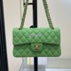 Replica Chanel Small Classic Double Flap Bag in Light Gold Hardware 23cm Quilted Caviar Light Pink 2