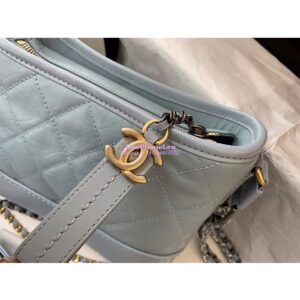Replica Chanel Gabrielle Hobo Bag Light Blue A91810 2