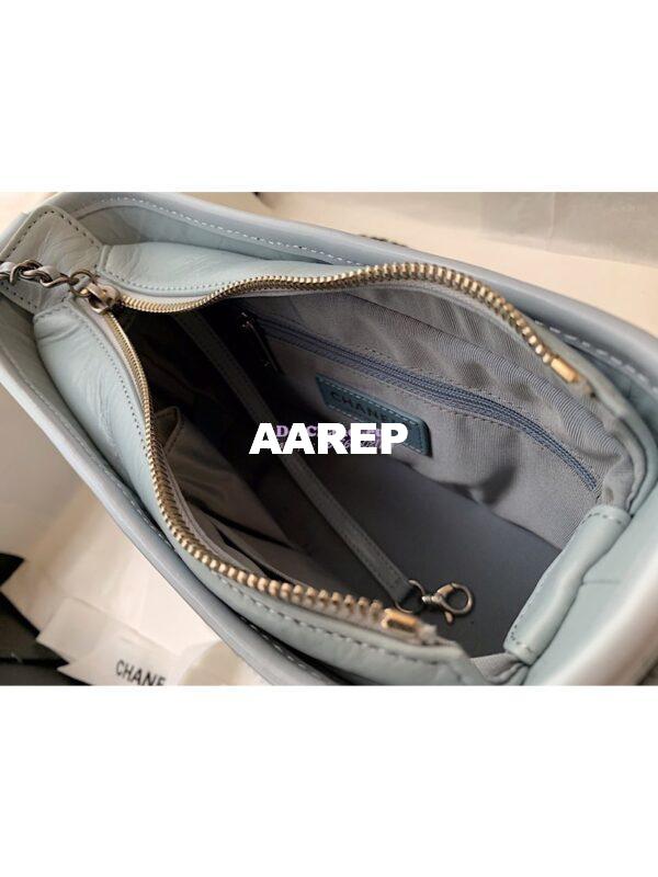 Replica Chanel Gabrielle Hobo Bag Light Blue A91810 8