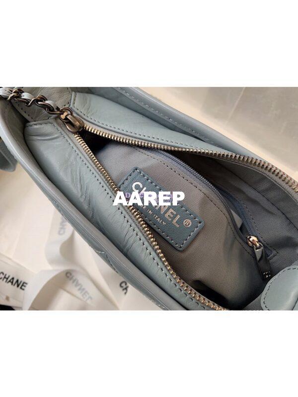 Replica Chanel Gabrielle Hobo Bag Light Blue A91810 9