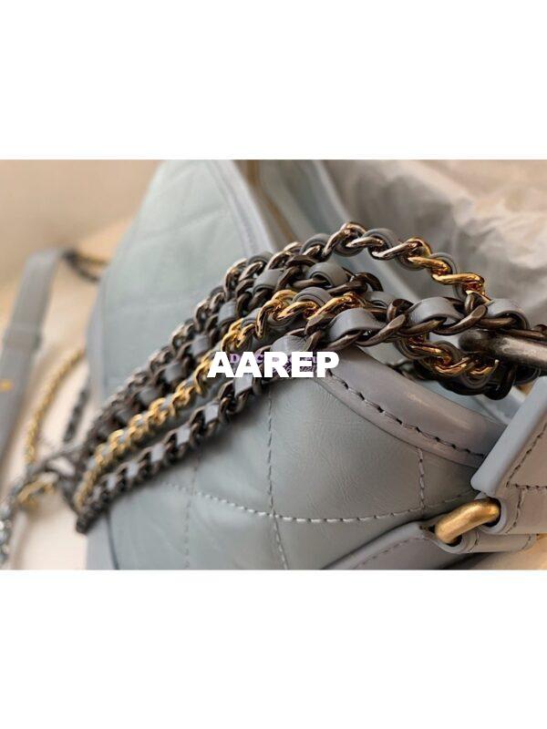Replica Chanel Gabrielle Hobo Bag Light Blue A91810 11
