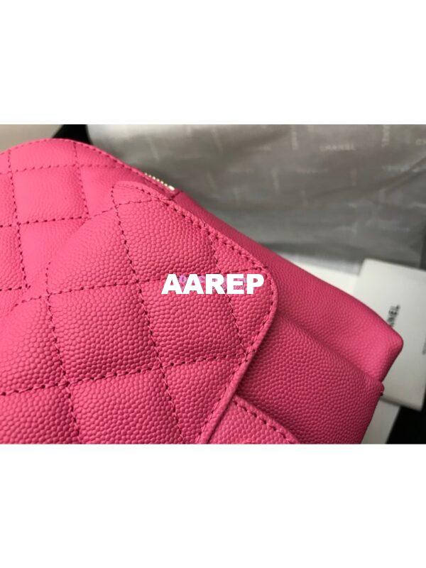 Replica Chanel CC Day Grained Calfskin Backpack AS0004 Pink 5