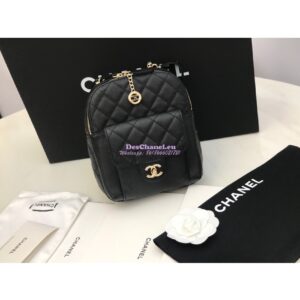 Replica Chanel CC Day Grained Calfskin Backpack AS0004