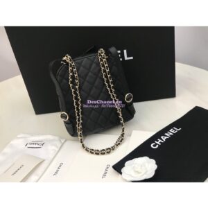 Replica Chanel CC Day Grained Calfskin Backpack AS0004 2