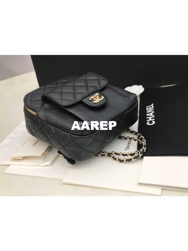 Replica Chanel CC Day Grained Calfskin Backpack AS0004 5