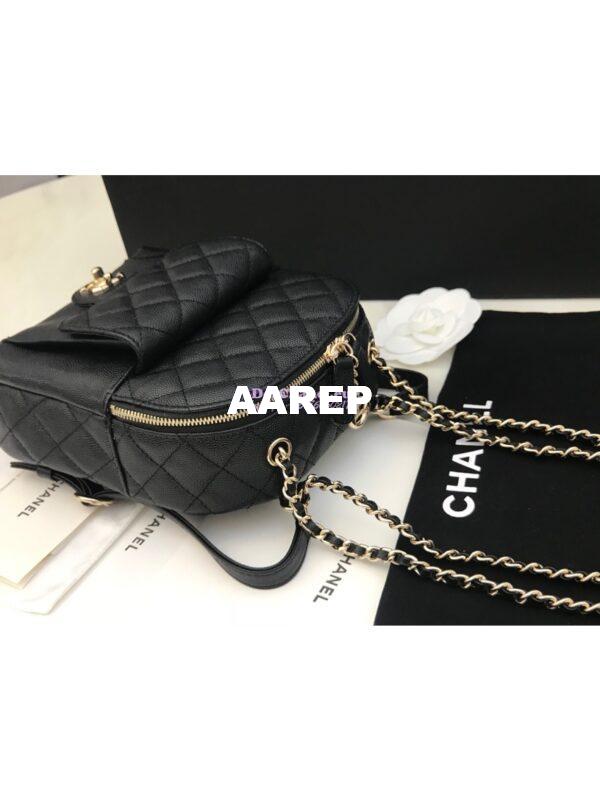 Replica Chanel CC Day Grained Calfskin Backpack AS0004 6
