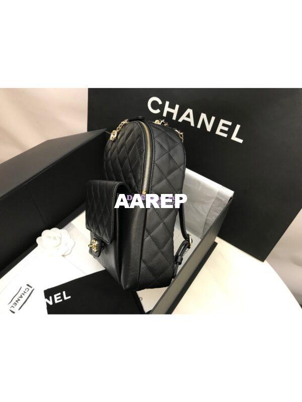 Replica Chanel CC Day Grained Calfskin Backpack AS0004 15