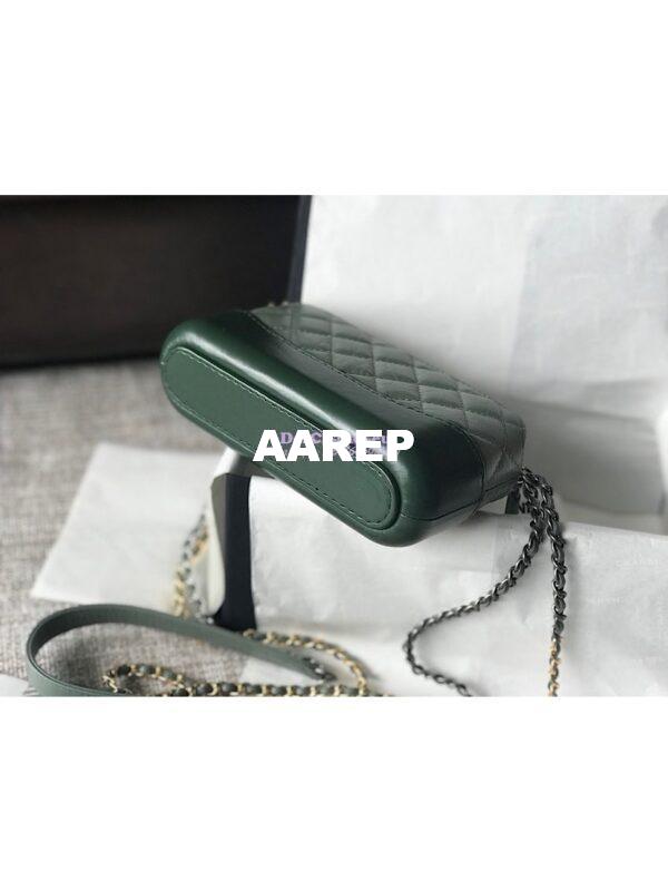 Replica Chanel Gabrielle Clutch With Chain A94505 Matcha Green 9