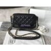Replica Chanel 19s Cruise Boy North South Bag AS0130 Grained Calfskin Black 2