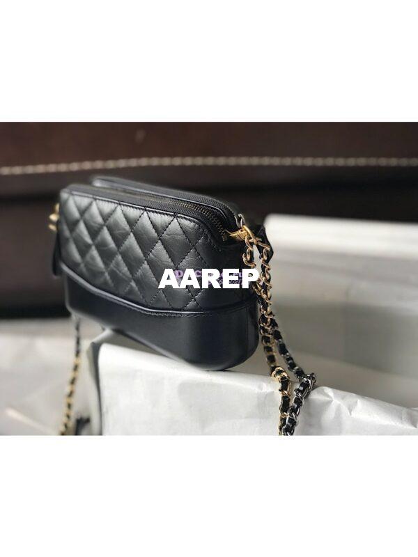 Replica Chanel Gabrielle Clutch With Chain A94505 Black 4