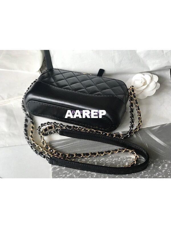 Replica Chanel Gabrielle Clutch With Chain A94505 Black 6
