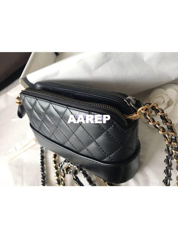 Replica Chanel Gabrielle Clutch With Chain A94505 Black 7