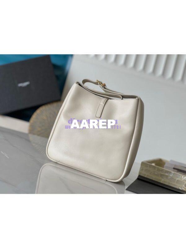 Replica YSL Saint Laurent Le 5 À 7 Supple Small In Grained Leather 713938 Blanc 6