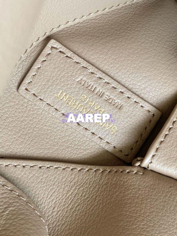 Replica YSL Saint Laurent Le 5 À 7 Supple Small In Grained Leather 713938 Dusty Grey 8