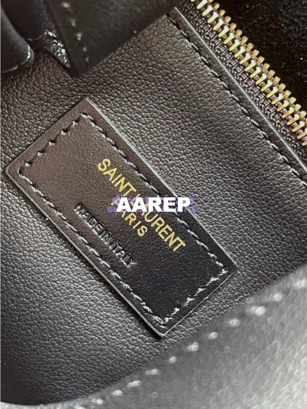 Replica YSL Saint Laurent Le 5 À 7 Supple Small In Grained Leather 713938 Black 6