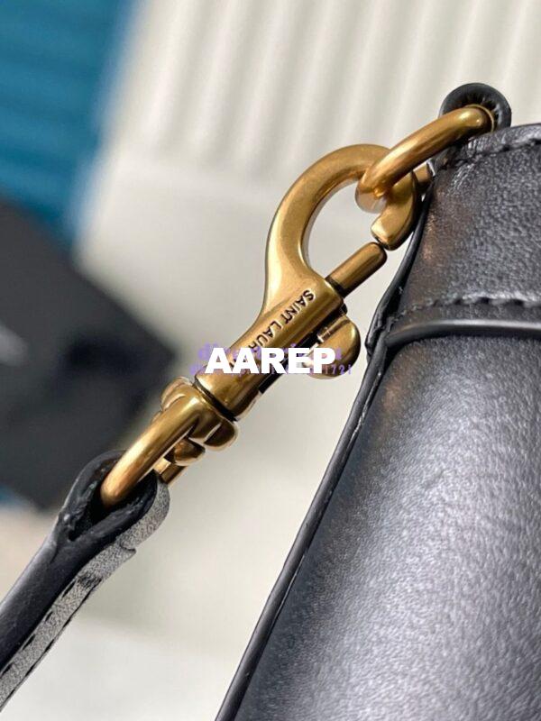 Replica YSL Saint Laurent Celia Smooth Leather Mini Tote Bag 7910690 Black 11