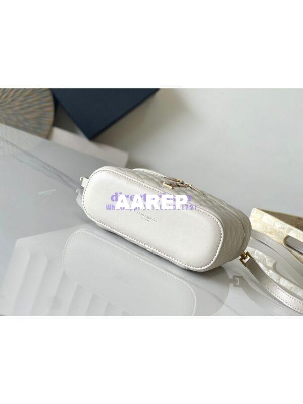Replica Saint Laurent YSL Gaby Vanity Bag In Lambskin 7667311 Blanc 12