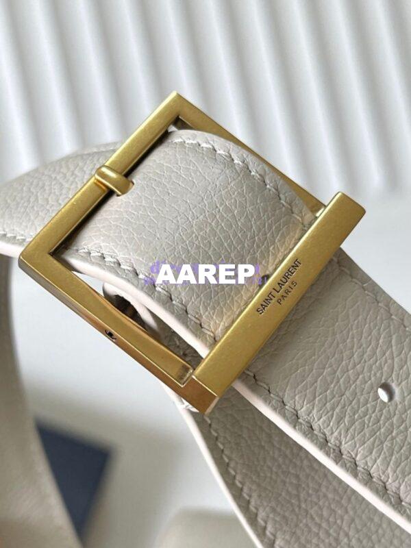 Replica YSL Saint Laurent Le 5 À 7 Supple Large In Grained Leather 753837 Blanc 7