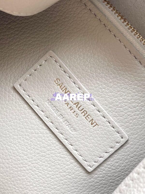 Replica YSL Saint Laurent Le 5 À 7 Supple Large In Grained Leather 753837 Blanc 8