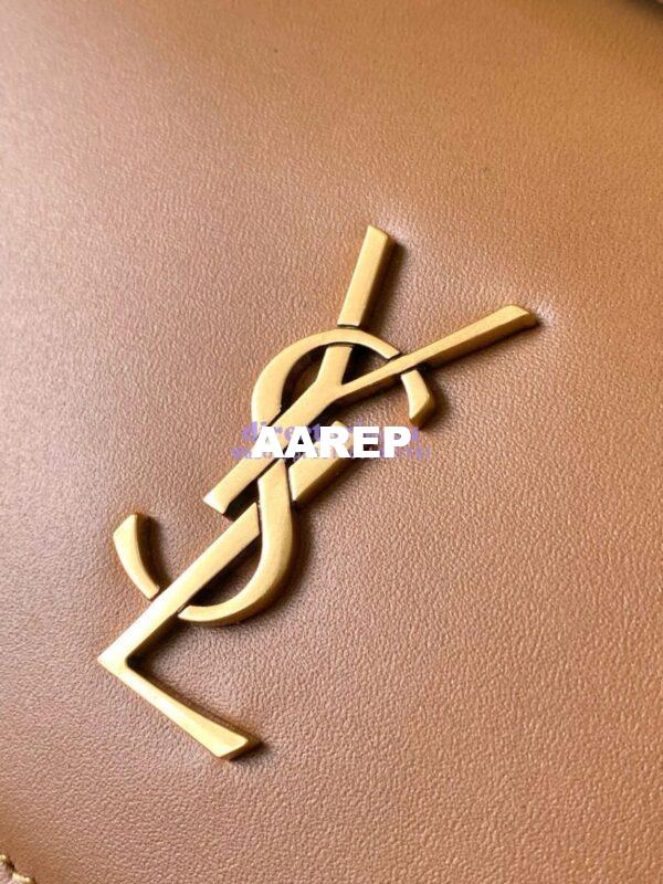 Replica YSL Saint Laurent Mini Manon In Raffia Naturel And Brick 774269 8