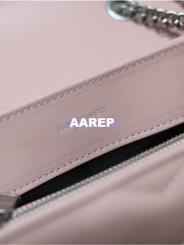 Replica Yves Saint Laurent YSL Loulou Small In Matelassé “Y” Leather 494699 Light Pink 16