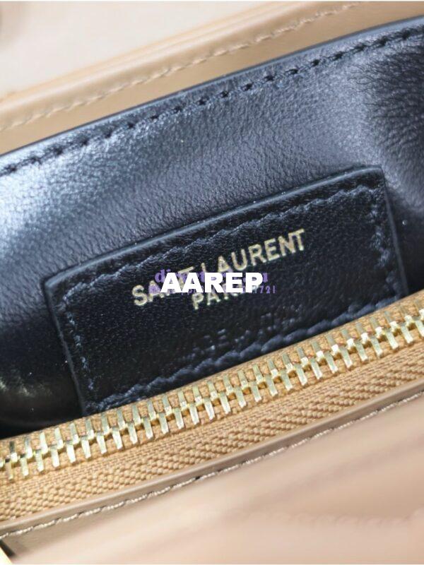 Replica Yves Saint Laurent YSL Loulou Small In Matelassé “Y” Leather 494699 Caramel 12