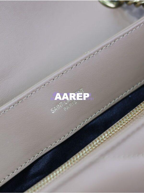 Replica YSL Saint Laurent Medium Loulou Bag In "Y" Matelassé Leather 459749 Caramel 13